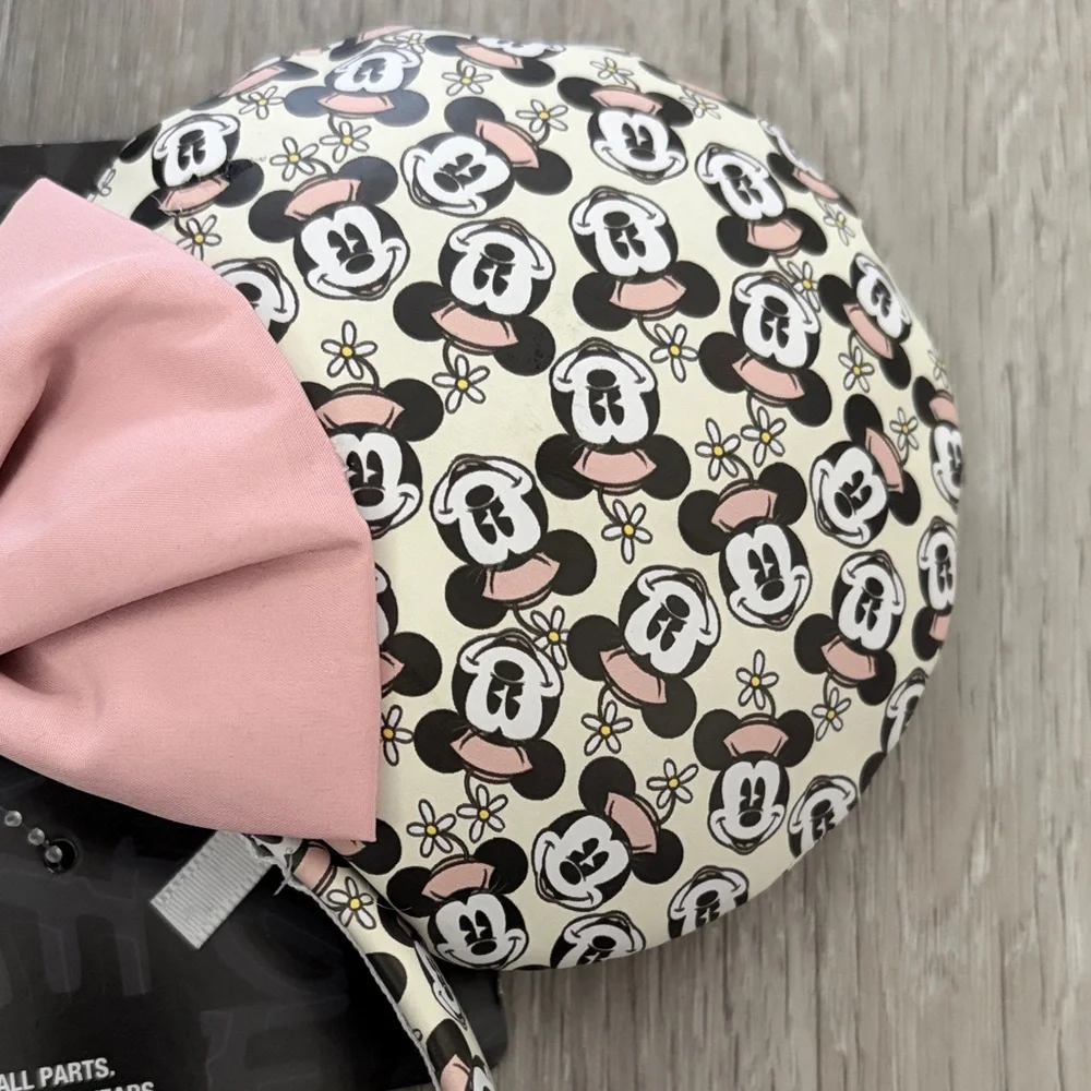 Disney Minnie Mouse Pink and Black Ear Headband